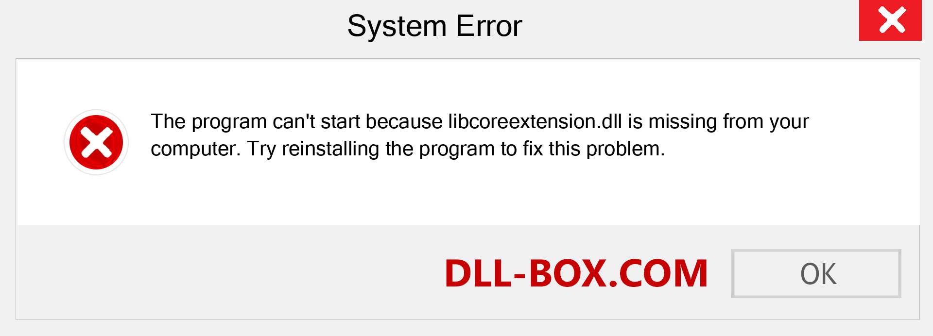  libcoreextension.dll file is missing?. Download for Windows 7, 8, 10 - Fix  libcoreextension dll Missing Error on Windows, photos, images